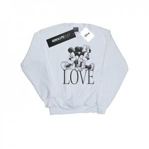 Disney Heren Mickey en Minnie Mouse Love Sweatshirt L wit