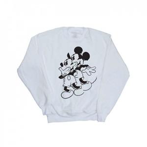 Disney Heren Mickey Mouse Shake-sweatshirt L wit