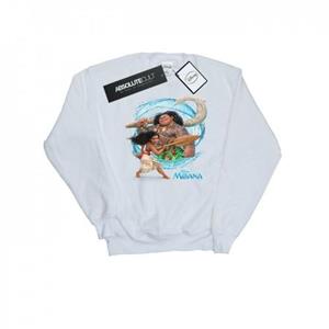 Disney Heren Moana en Maui Wave-sweatshirt S wit