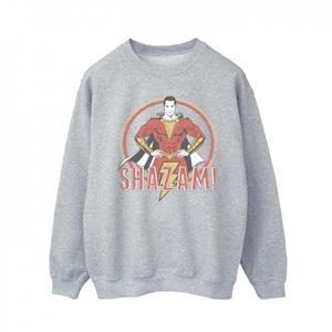 DC Comics Heren Shazam Retro Circle Distressed Sweatshirt XXL wit
