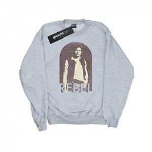 Star Wars heren Han Solo Rebel-sweatshirt L wit
