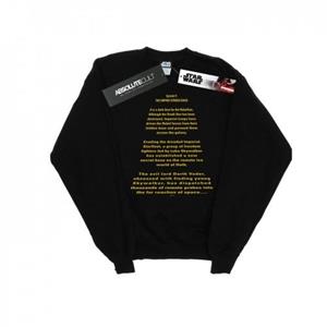 Star Wars Heren The Empire Strikes Back Opening Crawl Sweatshirt L zwart