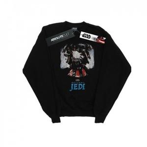 Star Wars heren terugkeer van het Jedi Vader verbrijzelde sweatshirt L zwart