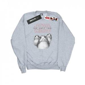 Star Wars Mens The Last Jedi Porgs Sweatshirt L grijs