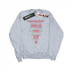 Star Wars Mens The Last Jedi Dark Side Echo Sweatshirt L grijs