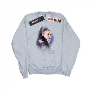 Star Wars Mens The Last Jedi Leia Brushed Sweatshirt L grijs