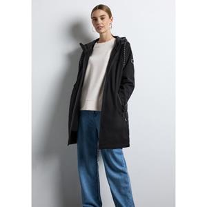 STREET ONE Softshell-jack capuchon met rijgkoord