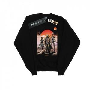 Star Wars Heren The Mandalorian Warriors Sweatshirt L zwart