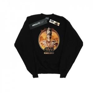 Star Wars Mens The Mandalorian IG-11 Framed Sweatshirt L zwart