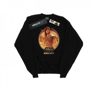 Star Wars Mens The Mandalorian Cara Dune Framed Sweatshirt L zwart