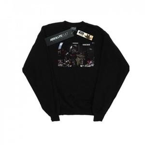 Star Wars Heren The Mandalorian Mando en Co-Pilot Sweatshirt M wit