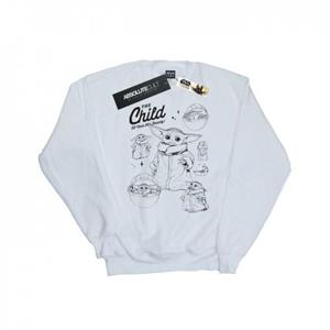 Star Wars Mens The Mandalorian 50 Year Old Bounty Sweatshirt L wit