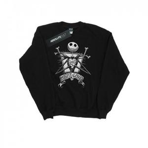 Disney Mens Nightmare Before Christmas Misfit Love Sweatshirt L zwart