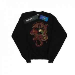 Disney Heren Aladdin Movie Jafar donker en mysterieus sweatshirt M wit
