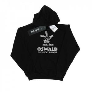 Disney Heren Oswald Logo Hoodie L zwart