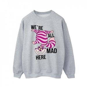 Disney Heren Alice In Wonderland All Mad Here Sweatshirt XXL wit