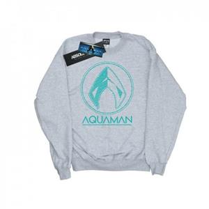 DC Comics Aquaman Aqua-logo herensweatshirt L wit