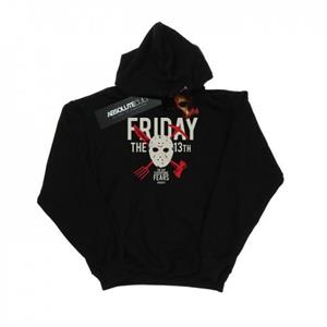Pertemba FR - Apparel Vrijdag 13e herenhoodie met dag van angst L zwart