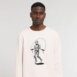 Le Roi du Tshirt Herensweater - STORMTROOPER SKIPPING XS