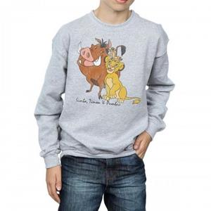 The Lion King Het Lion King jongens klassieke Simba Timon & Pumbaa sweatshirt 12-13 zwart
