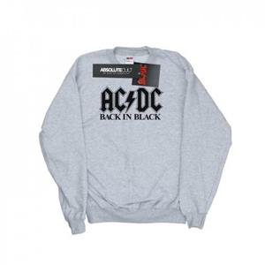 AC/DC Boys Back in zwart logo-sweatshirt 12-13 grijs