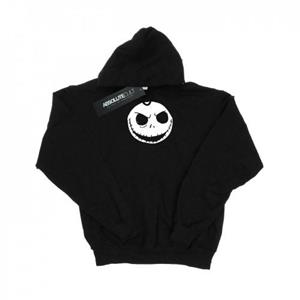 Disney Boys Nightmare Before Christmas Jack Skellington Face Hoodie 12-13 zwart