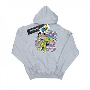 DC Comics Boys Teen Titans Go Knock Knock-hoodie 9-11 Years wit