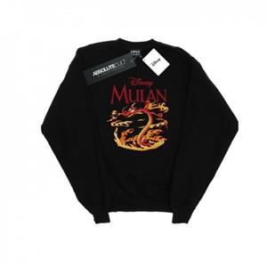 Disney jongens Mulan Mushu Dragon Fire Sweatshirt 9-11 Years wit