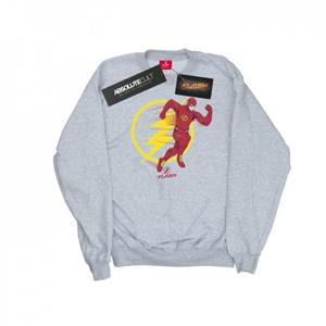 DC Comics Boys The Flash Running Emblem-sweatshirt 9-11 Years wit