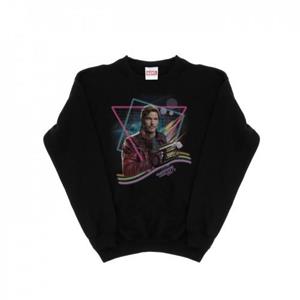 Marvel Boys Guardians of the Galaxy Neon Star Lord-sweatshirt 12-13 zwart