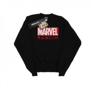 Marvel Boys-sweatshirt met logowasverzorging 12-13 wit