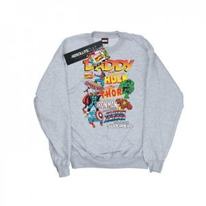 Marvel Boys onze vader superheld Sweatshirt 9-11 Years wit