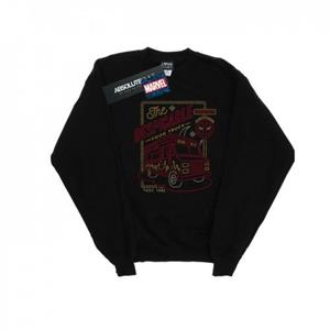 Marvel Boys Deadpool The Despicable Food Truck-sweatshirt 12-13 zwart