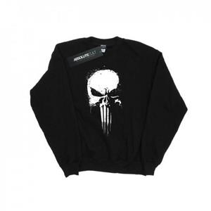 Marvel Boys The Punisher Spray Skull-sweatshirt 12-13 zwart