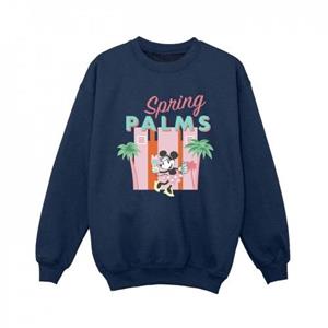 Disney jongens Minnie Mouse Spring Palms sweatshirt 5-6 Years wit