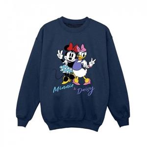 Disney jongens Minnie Mouse en Daisy sweatshirt 7-8 Years wit