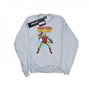 Marvel Boys het onoverwinnelijke Iron Man-sweatshirt 9-11 Years wit