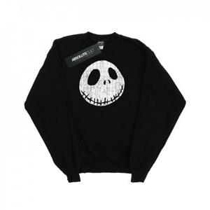 Disney Boys Nightmare Before Christmas Jack gebarsten gezicht sweatshirt 12-13 zwart