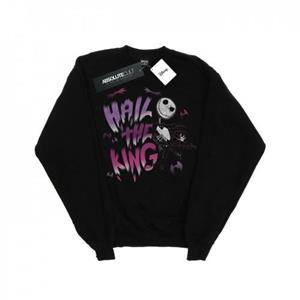 Disney Boys Nightmare Before Christmas Hail The King Sweatshirt 12-13 zwart