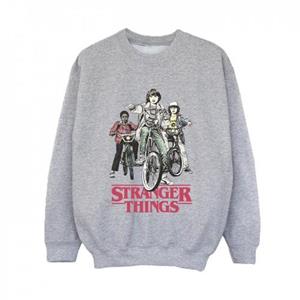 Pertemba FR - Apparel Netflix Boys Stranger Things Retro Bikers-trui 12-13 wit
