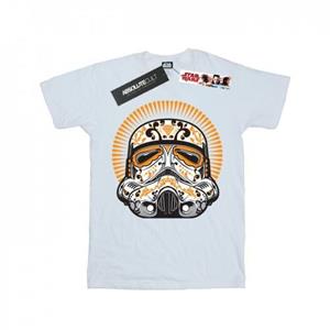 Star Wars jongens Stormtrooper Dia De Los Muertos T-shirt 9-11 Years wit