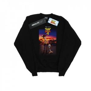 Disney Toy Story 4 Woody en Forky poster-sweatshirt voor jongens 12-13 zwart