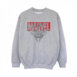 Marvel Boys Spider Man-logo rood sweatshirt 9-11 Years wit