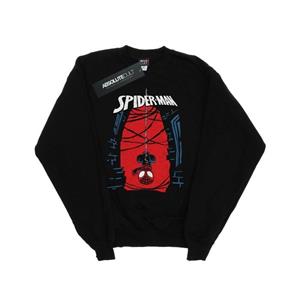 Marvel Boys Spider-Man hangend schetssweatshirt 12-13 zwart