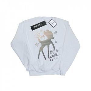 Disney jongens Bambi winterhertensweatshirt 9-11 Years wit