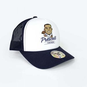 Pertemba FR - Apparel Tokyo Time Unisex Dak Prescott NFLPA Mesh Back Trucker Cap voor volwassenen One Size