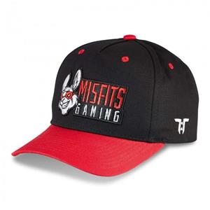 Pertemba FR - Apparel Tokyo Time Unisex volwassen Misfits Gaming Logo baseballpet One Size rood/zwart