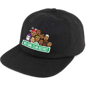 Wu-Tang Clan Unisex Sesamstraat Snapback Cap voor volwassenen One Size zwart