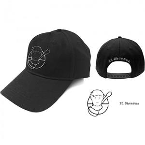 Ed Sheeran Unisex volwassen pictogram honkbalpet One Size zwart