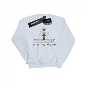Friends Vrienden meisjes fontein schets Sweatshirt 5-6 Years wit